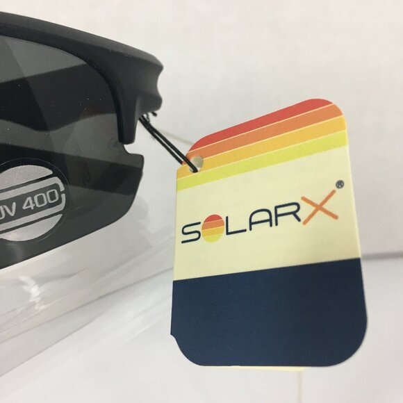 Men's Sunglasses UV400 Black SolarX 59092 Polycarbonate Lens - Picture 8 of 16